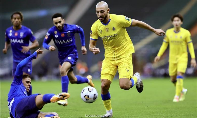 موعد مباراة النصر والهلال في الدوري السعودي